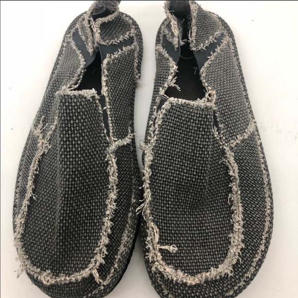 Op slip on gray distressed flat shoes - Picture 2 of 6